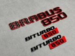 Badges Brabus 850 Set Red Carbon Mercedes-Benz G Class W464 W463A GT GLS GLC - Image 11